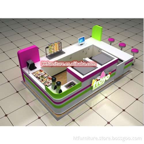 Hot selling Mall Bubble tea coffee kiosk